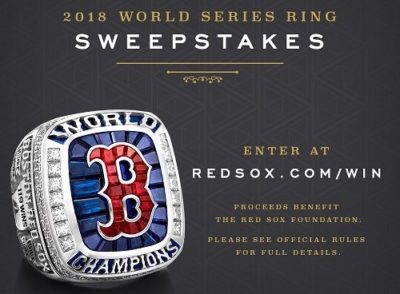 Red Sox Foundation Launches World Series Ring Sweepstakes Red Sox Foundation